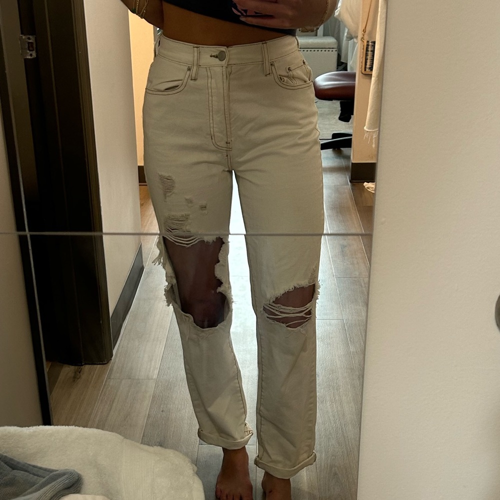 Pacsun cream colored pants